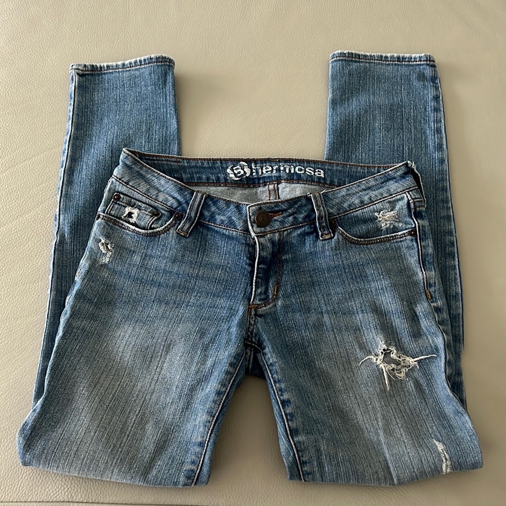 BHermosa Distressed Jeans Super Skinny